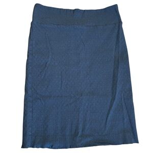 Margaret M Navy Blue Skirt Size Medium